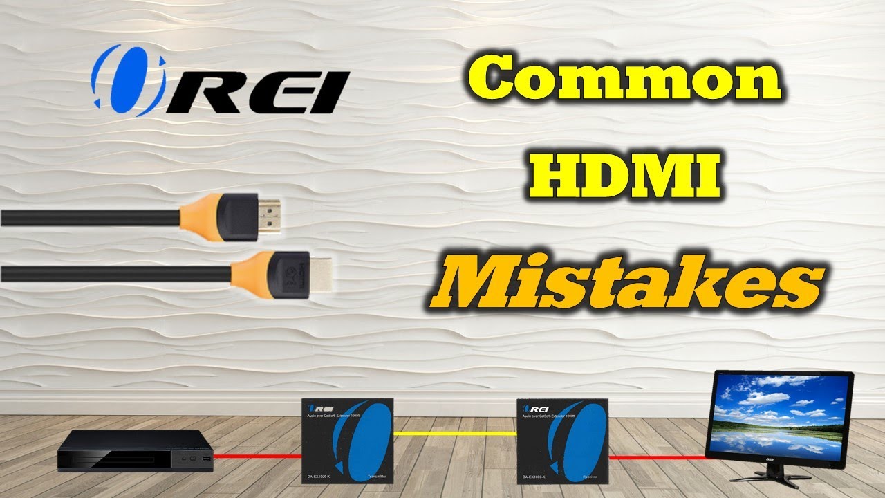 Распространенные ошибки HDMI