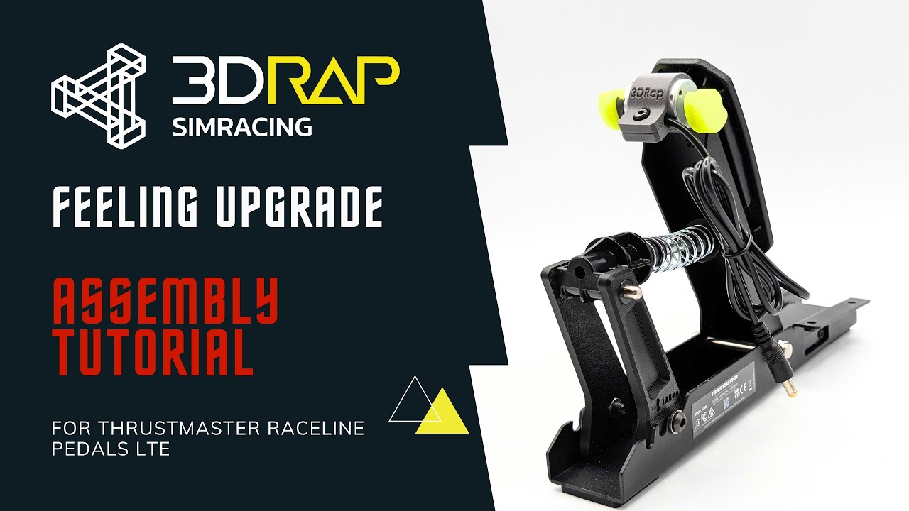 3DRAP FEELING UPGRADE FOR THRUSTMASTER RACELINE PEDALS LTE