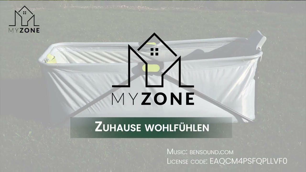 MyZone faltbare Badewanne | platzsparend, modern, stabil