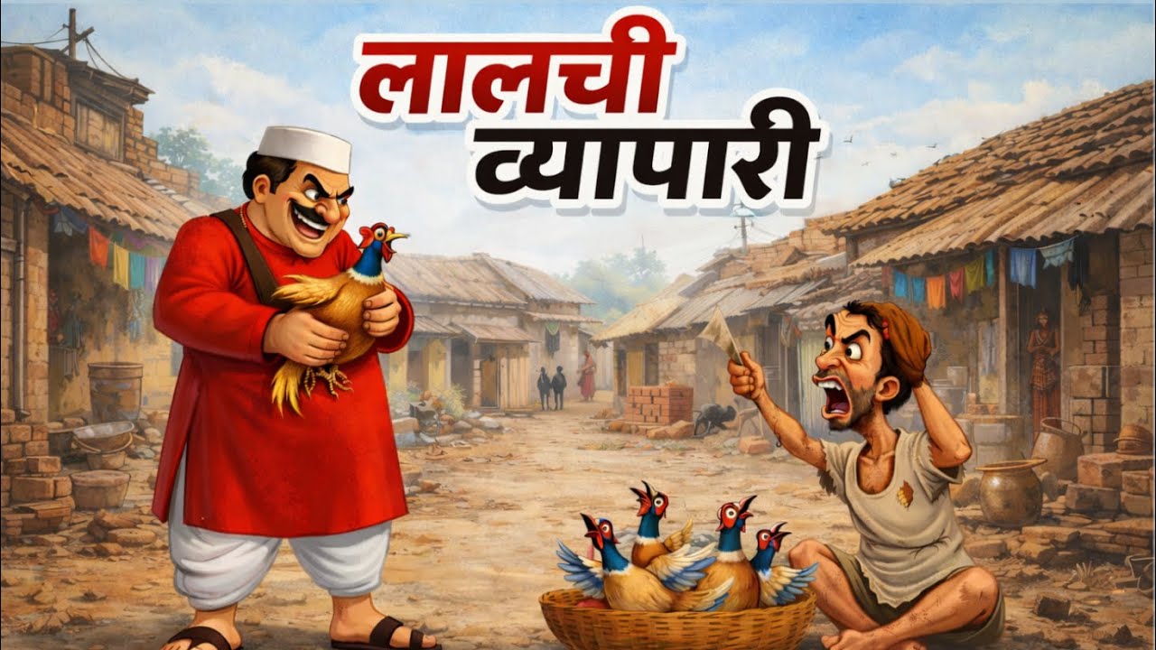 लालची व्यापारी को गरीब ने लगा दिया बड़ा चूना 😱 | गाँव की मजेदार कहानी