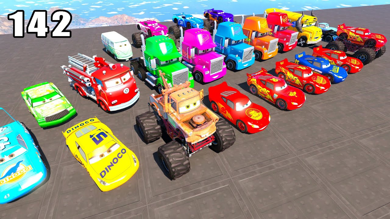 GTA V Mods Stunt Car Racing Challenge 🚙 By SPIDER-MAN With Amazing Super Cars monster trucks ep 142