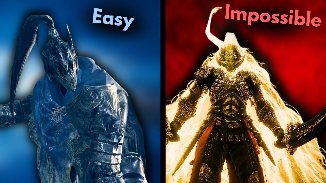 The Evolution of Soulsborne Difficulty (DeS to Elden Ring)