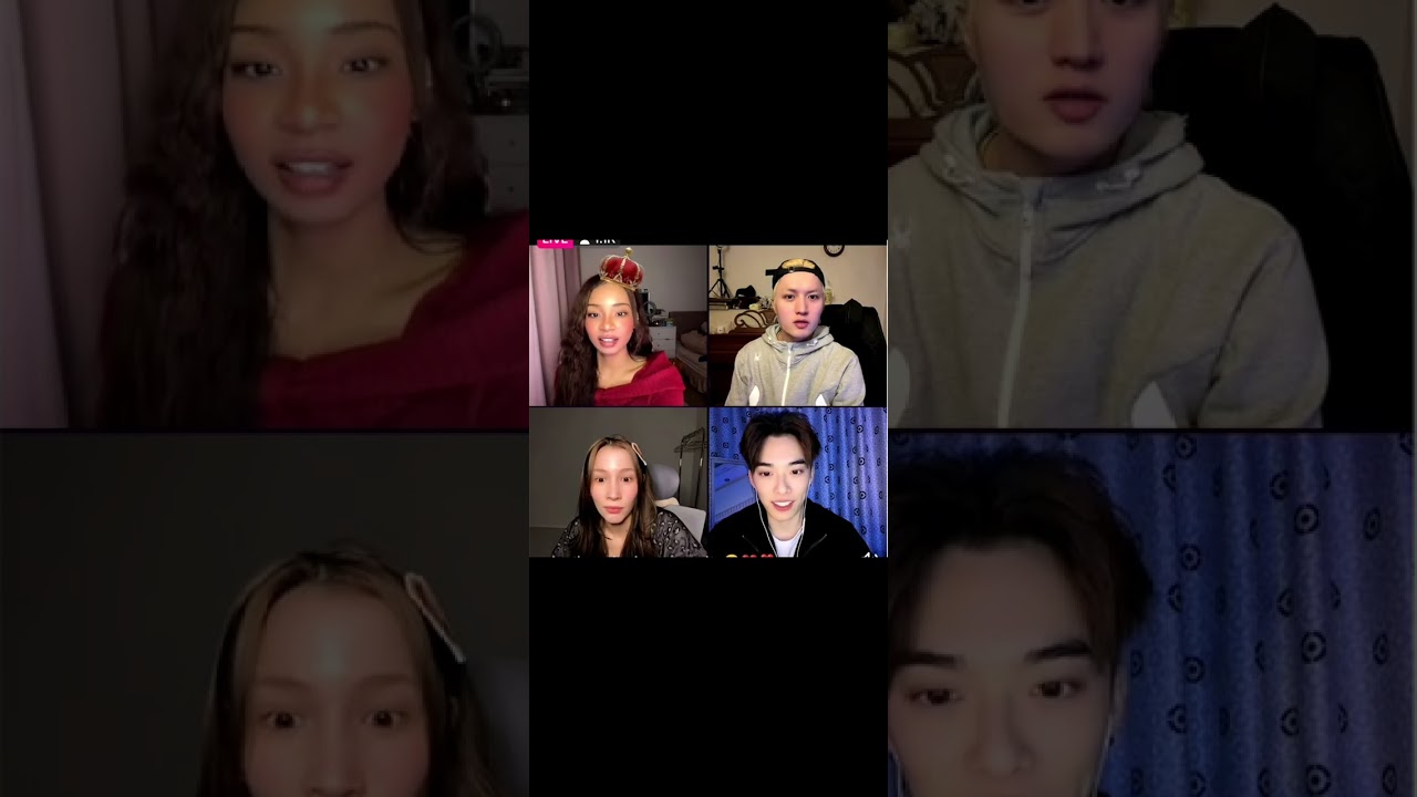 Flirting Battle 😜🤪.. with Queenie, Sean, Dexter and other people love this game😄 watch till the end 