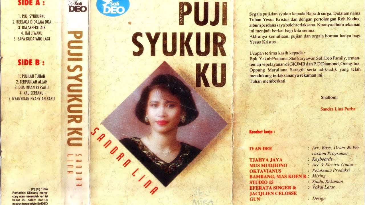 [Full]Puji Syukurku | Sandra Lina Purba | 1994