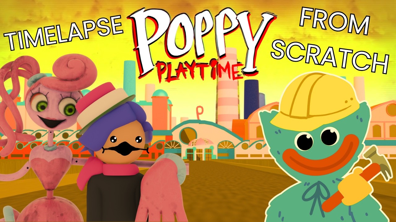 I Built the Poppy Playtime Factory From Scratch (Timelapse)