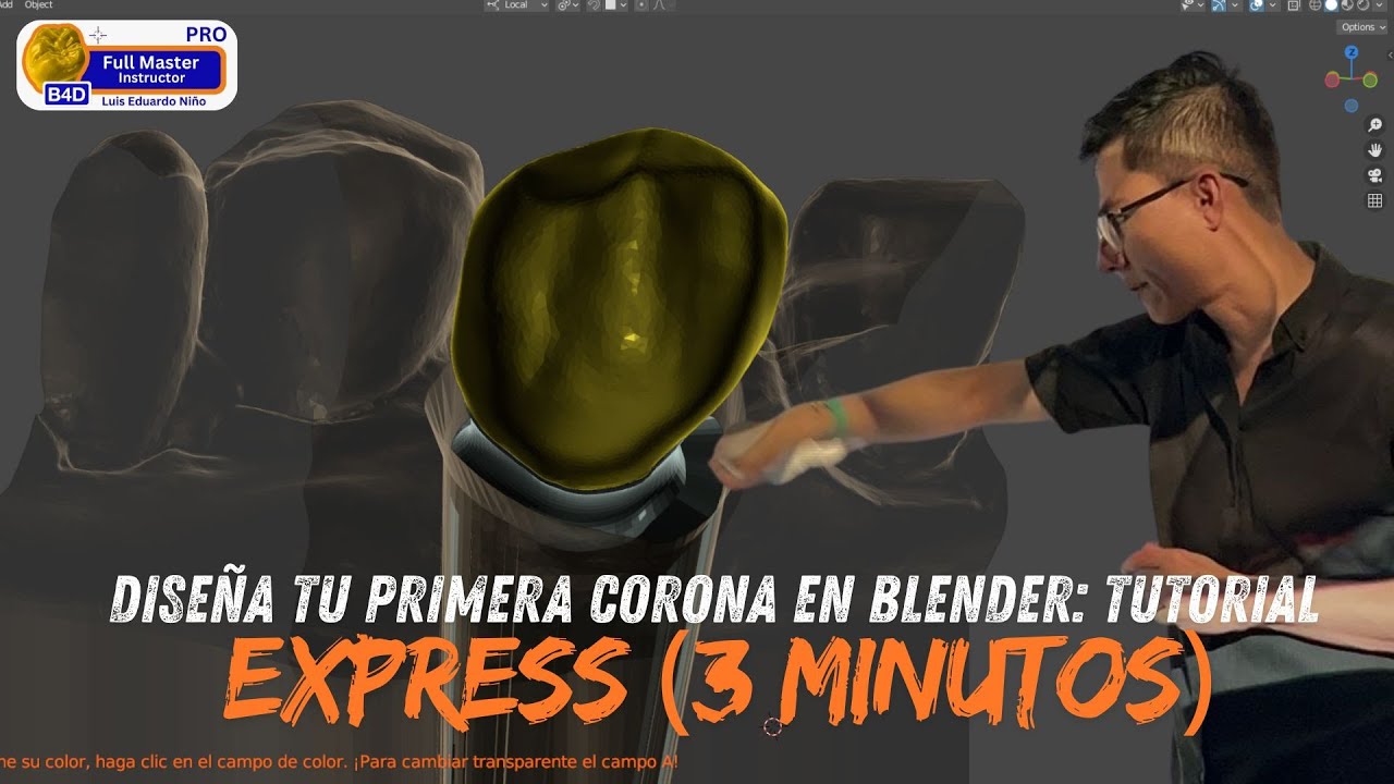 &iexcl;Corona Perfecta en Blender! Gu&iacute;a R&aacute;pida de Principiante a Experto