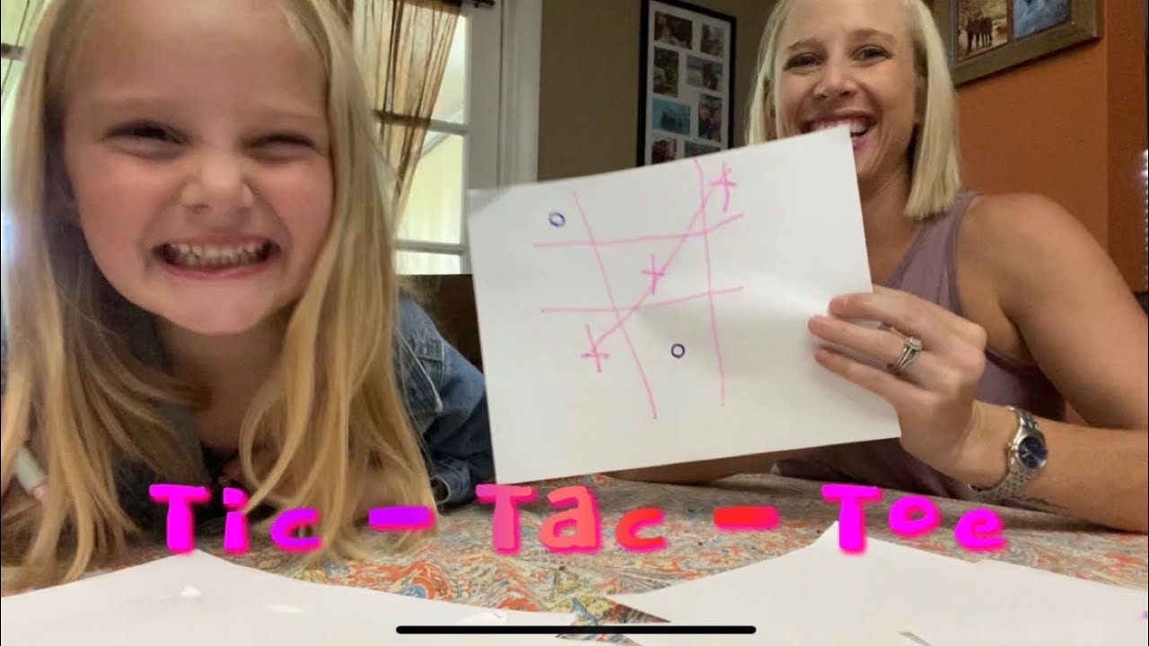 How To Play Tic Tac Toe | Kid’s Indoor Games