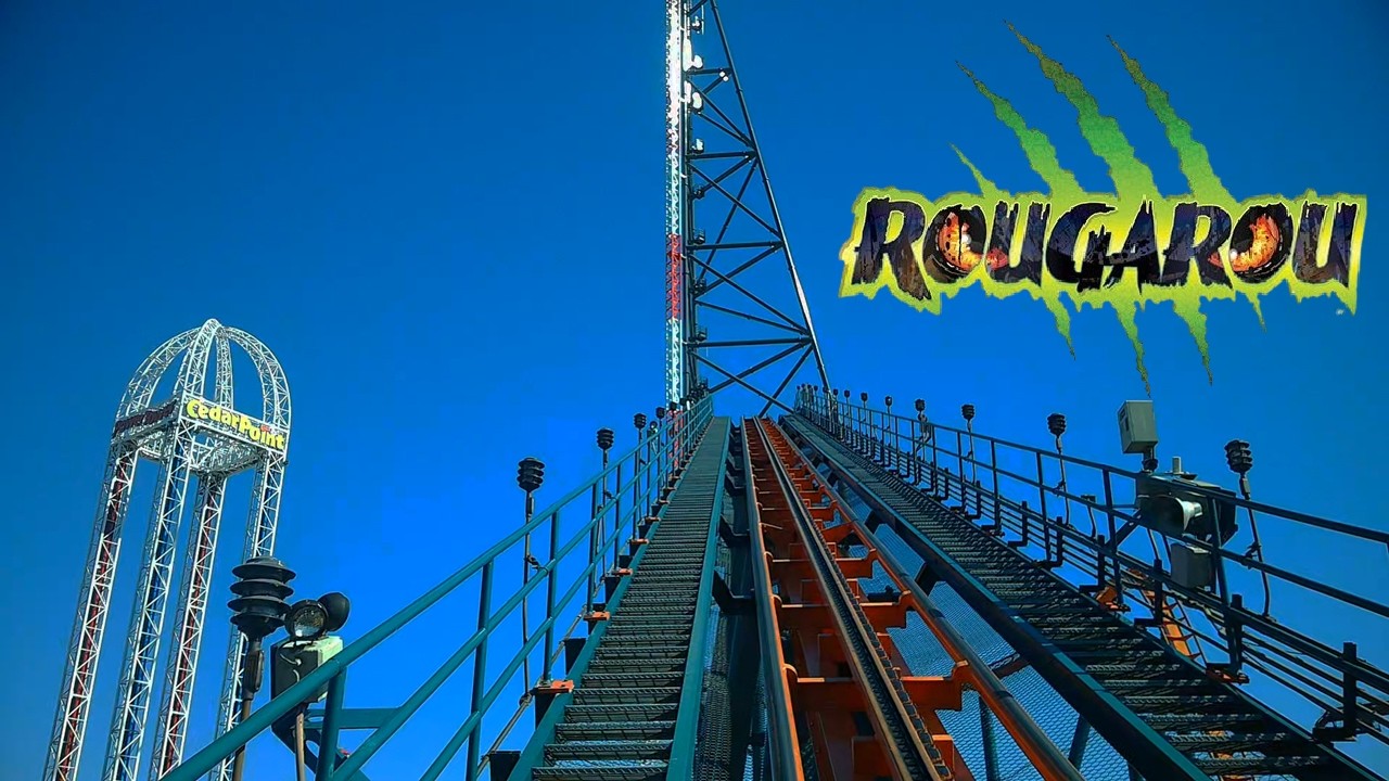 Rougarou Front Row B&M Floorless Roller Coaster On-Ride POV 60fps HD Cedar Point