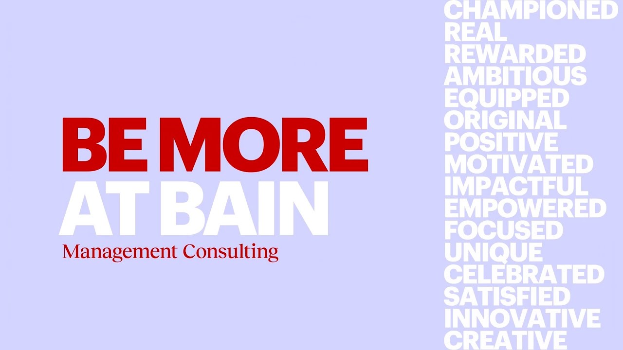 Management Consulting at Bain