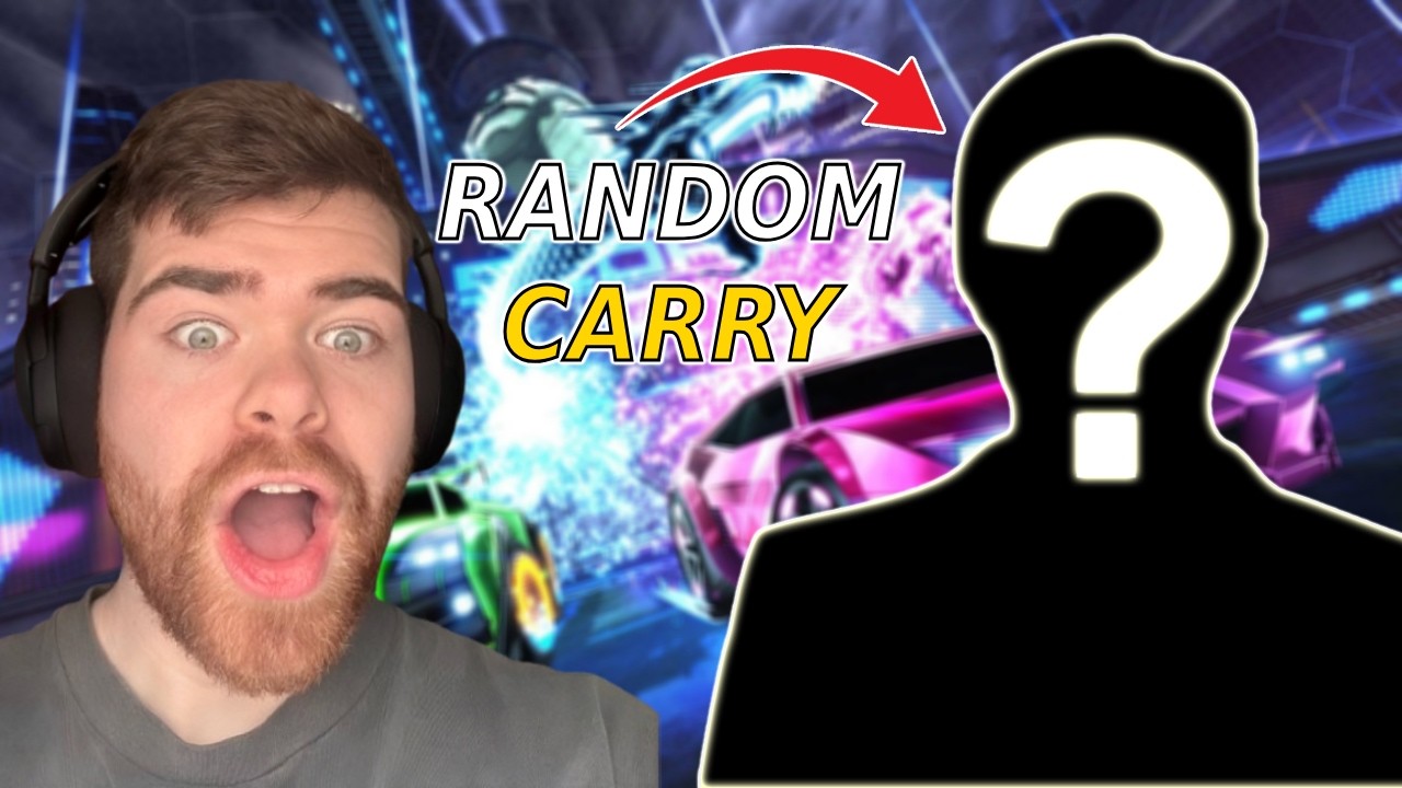 This Random HARD Carried Me in Rocket League…