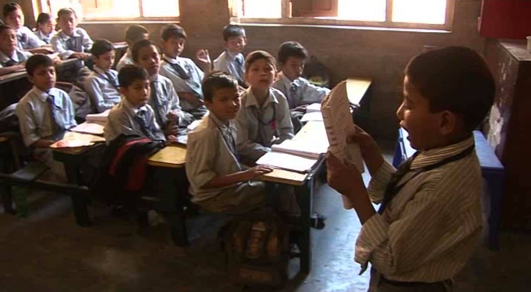 Matt York's classroom visit at Gyanodaya Secondary School Nepal.wmv