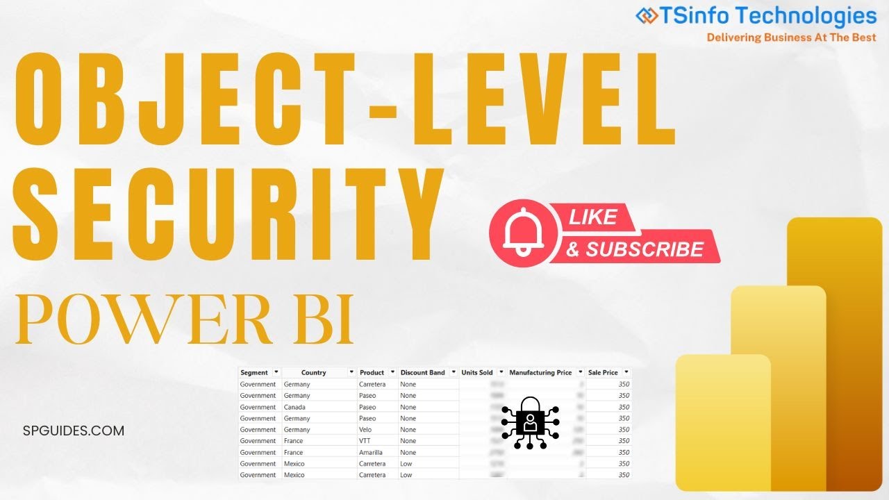 Безопасность на уровне объектов (OLS) в Power BI | Легкое скрытие таблиц и столбцов | Учебное пос...