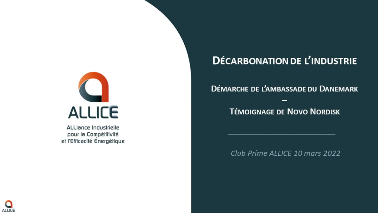 Décarbonation de l'industrie pharmaceutique | Ambassade du Danemark & Novo Nordisk - 10 mars 2022