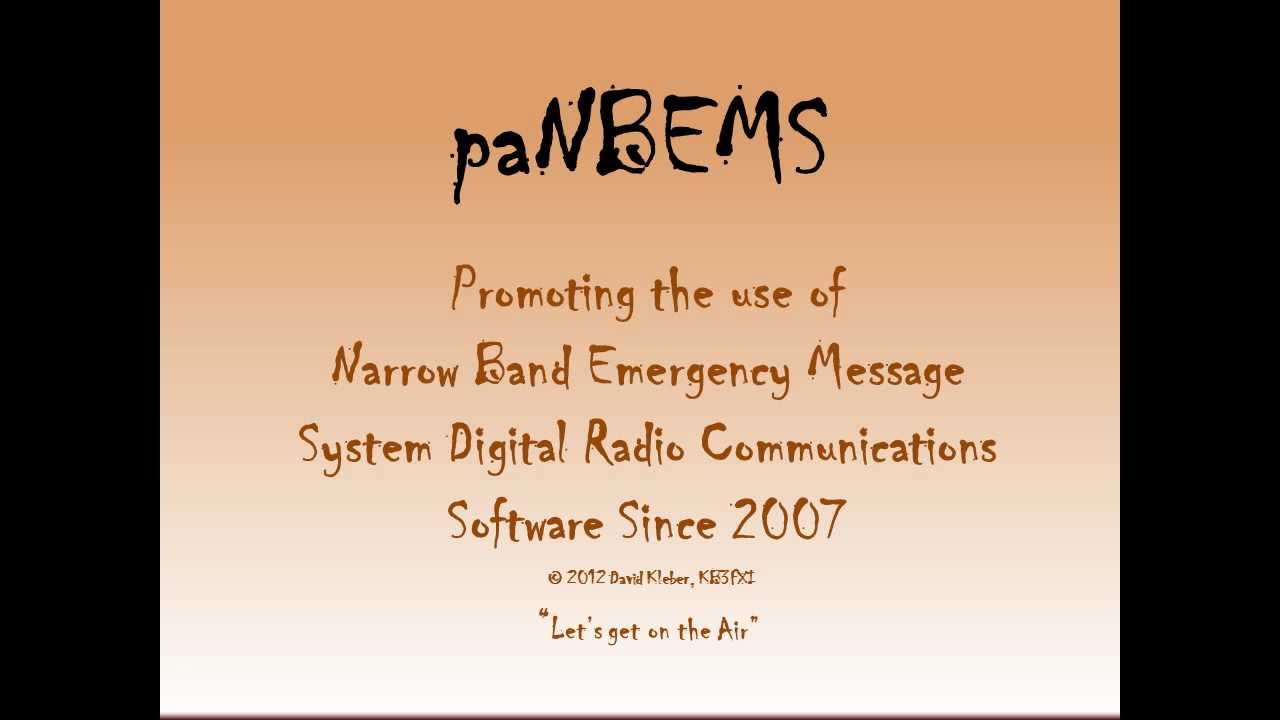 Amateur Radio with NBEMS - Getting started with Emergency Communications