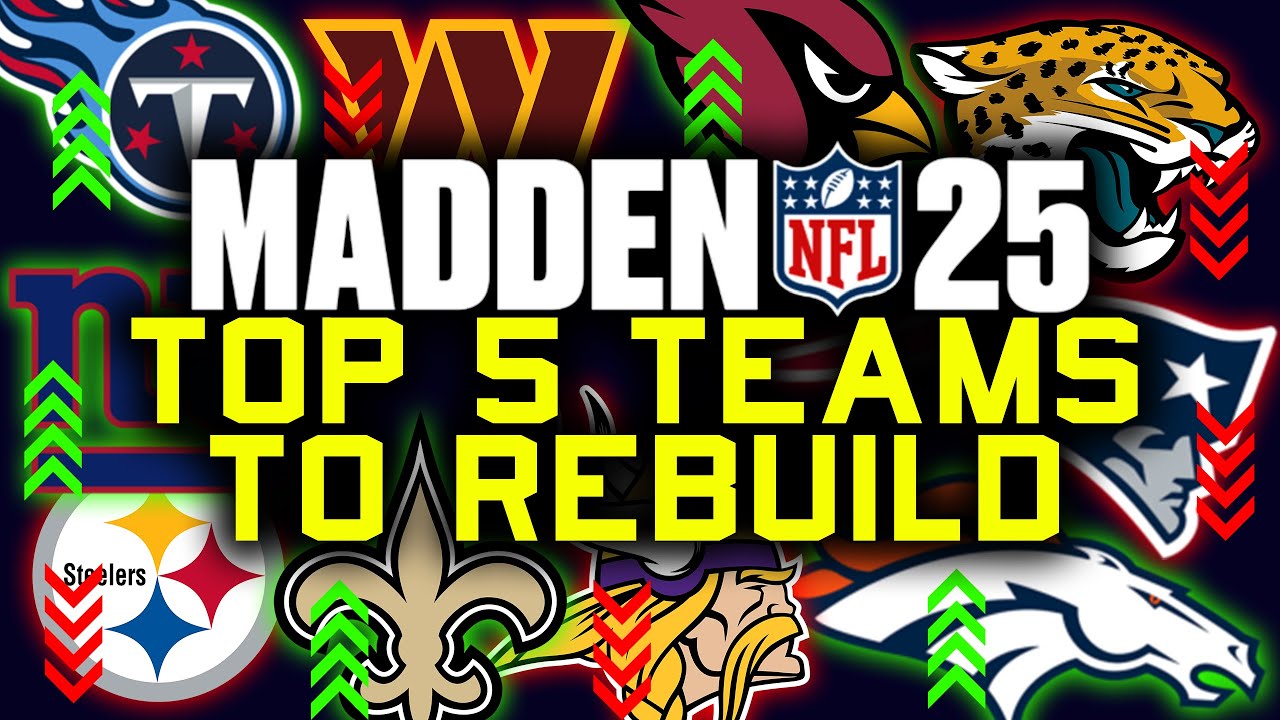Madden 25: 5 лучших команд для перестройки франшизы