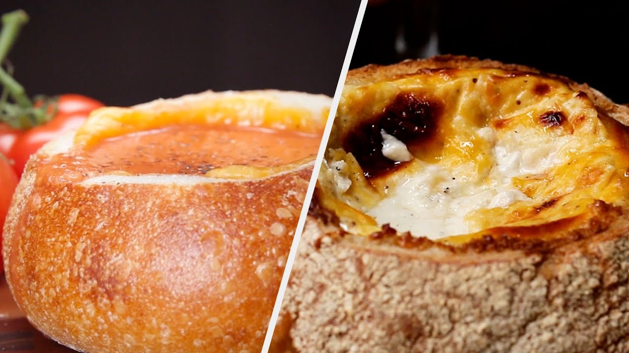 Five Amazing Bread Bowl Recipes • Tasty Recipes