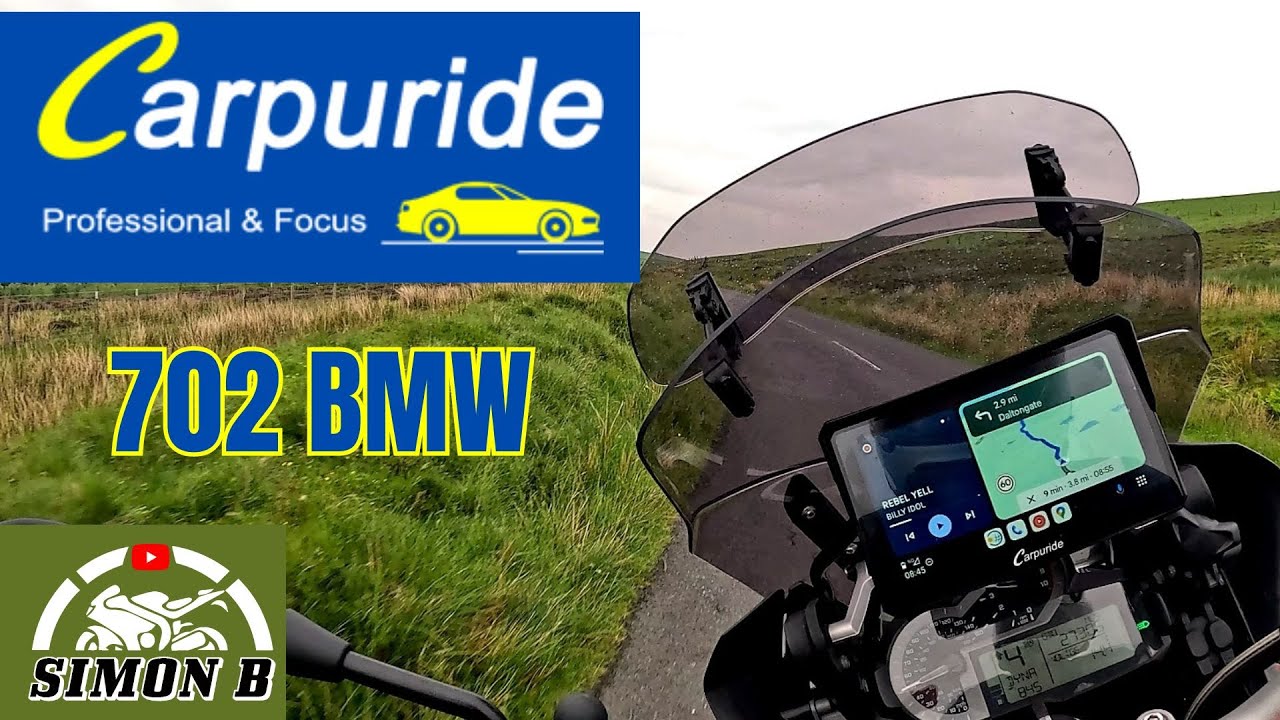 Распаковываем лучший GPS-навигатор для мотоциклов: Carpuride 702 для мотоциклов BMW!