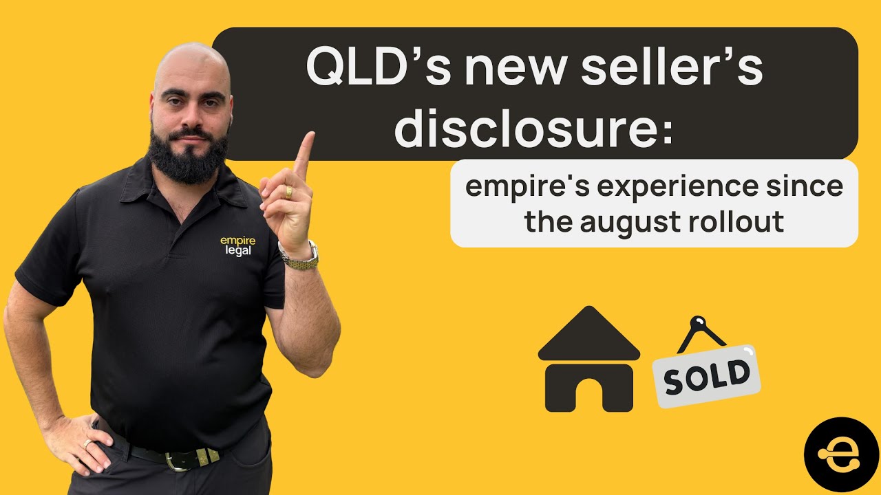 Раскрытие информации новым продавцом в Квинсленде: опыт Empire с момента запуска в августе 2025 года