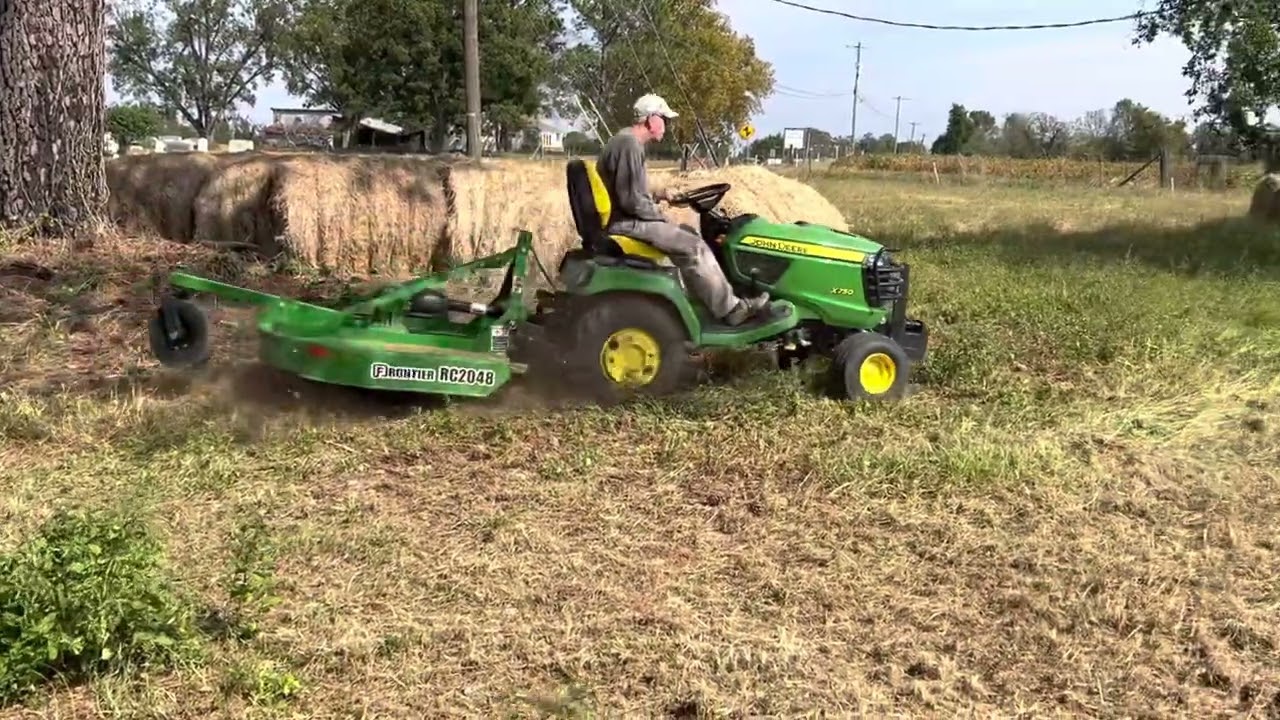 2022 John Deere X750 running Frontier RC2048 pt4