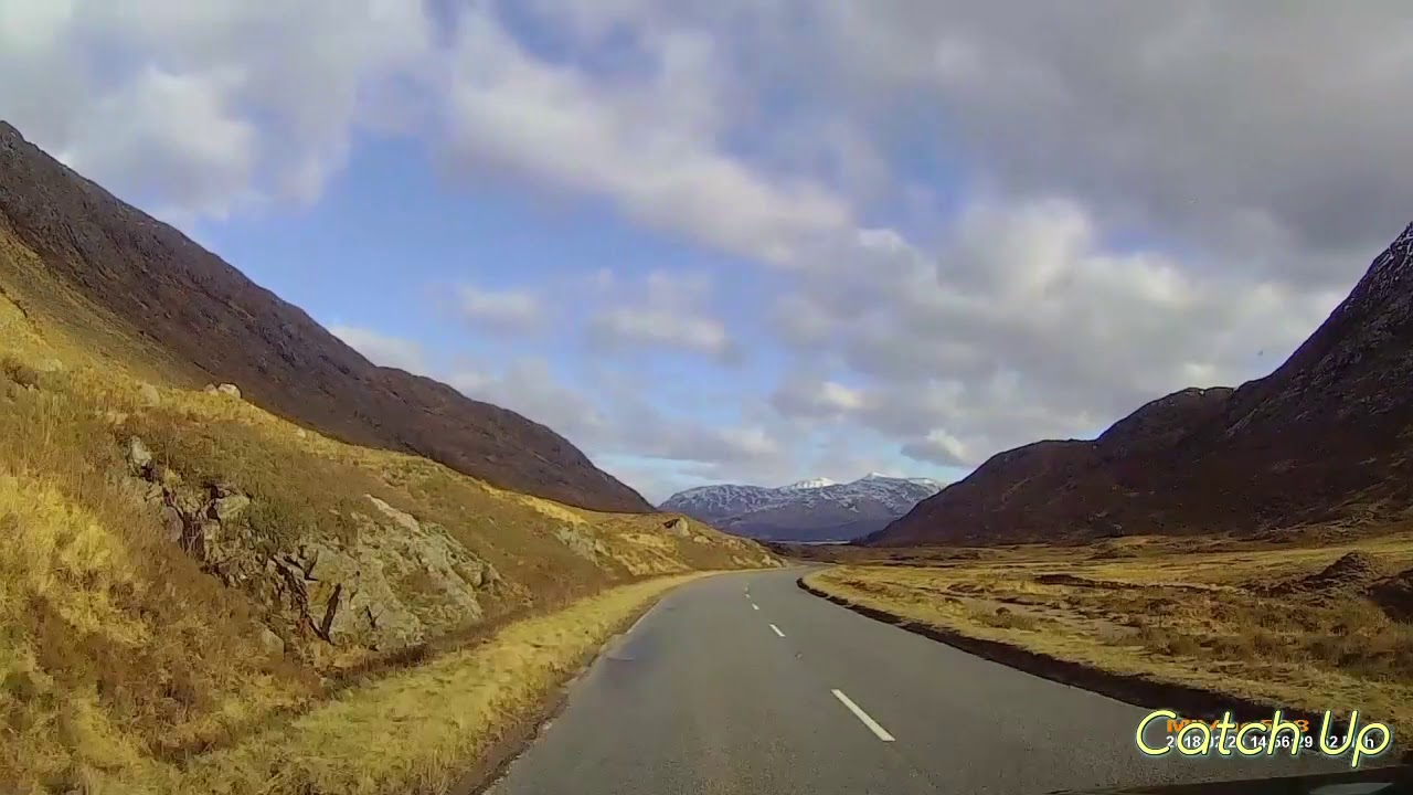 121 Dash cam footage of car journey from Strontian to Ardgour Ferry