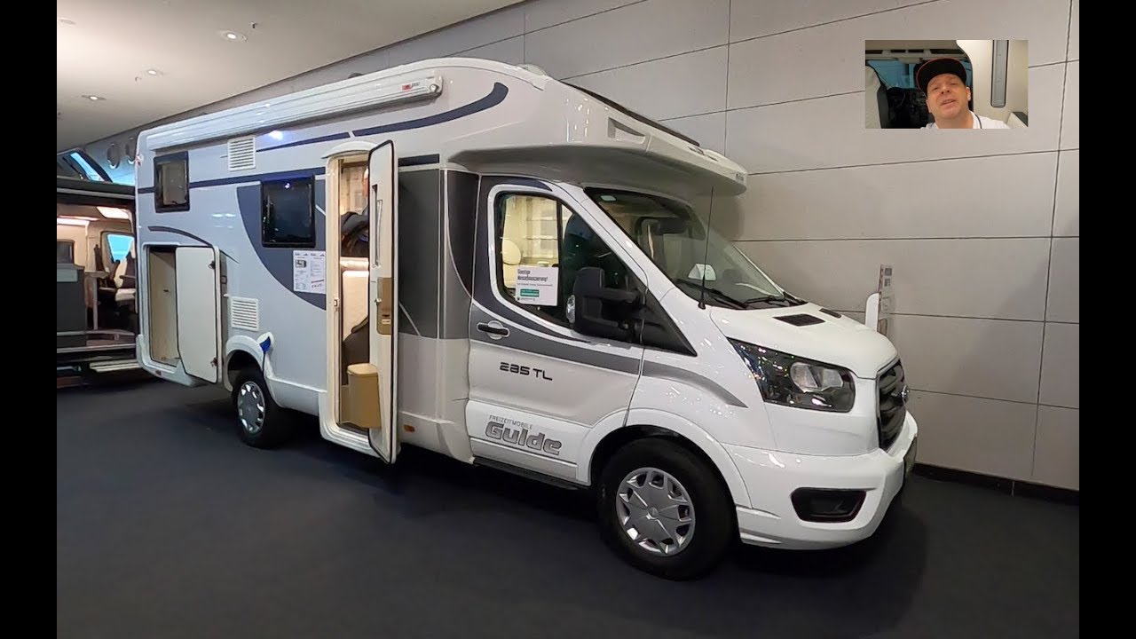 Roller Team Zefiro Plus 285 TL RV Camper Van Ford Transit Camping car walkaround and interior V0195