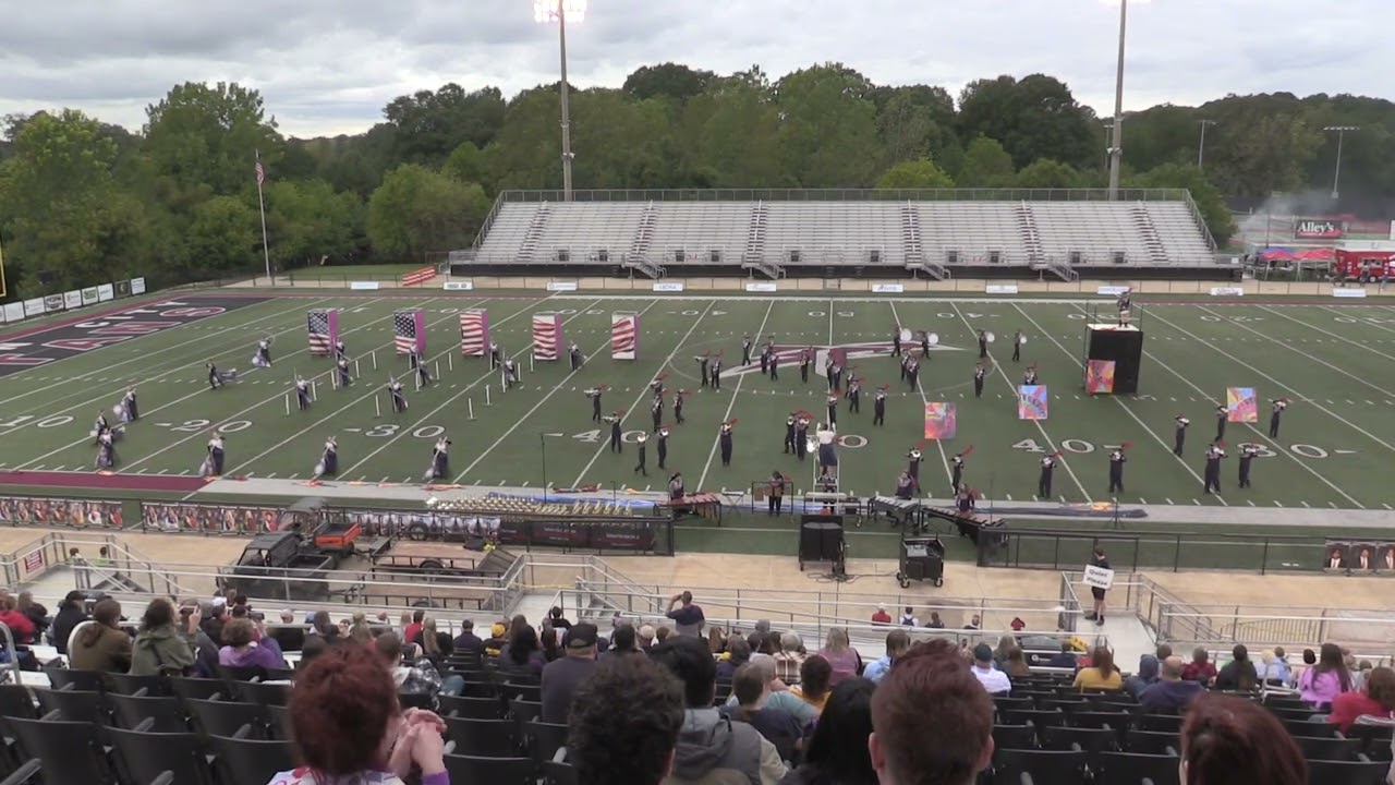Haralson County Rebel Band at 2024 Midsouth Marching Competition in Gadsden, Alabama