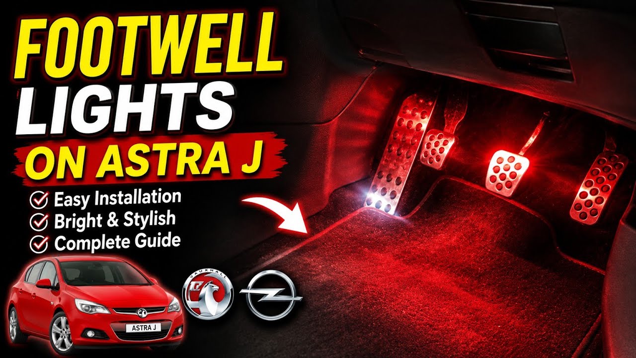 Как установить подсветку пространства для ног на ASTRA J/INSIGNIA@TheCarWorkshop