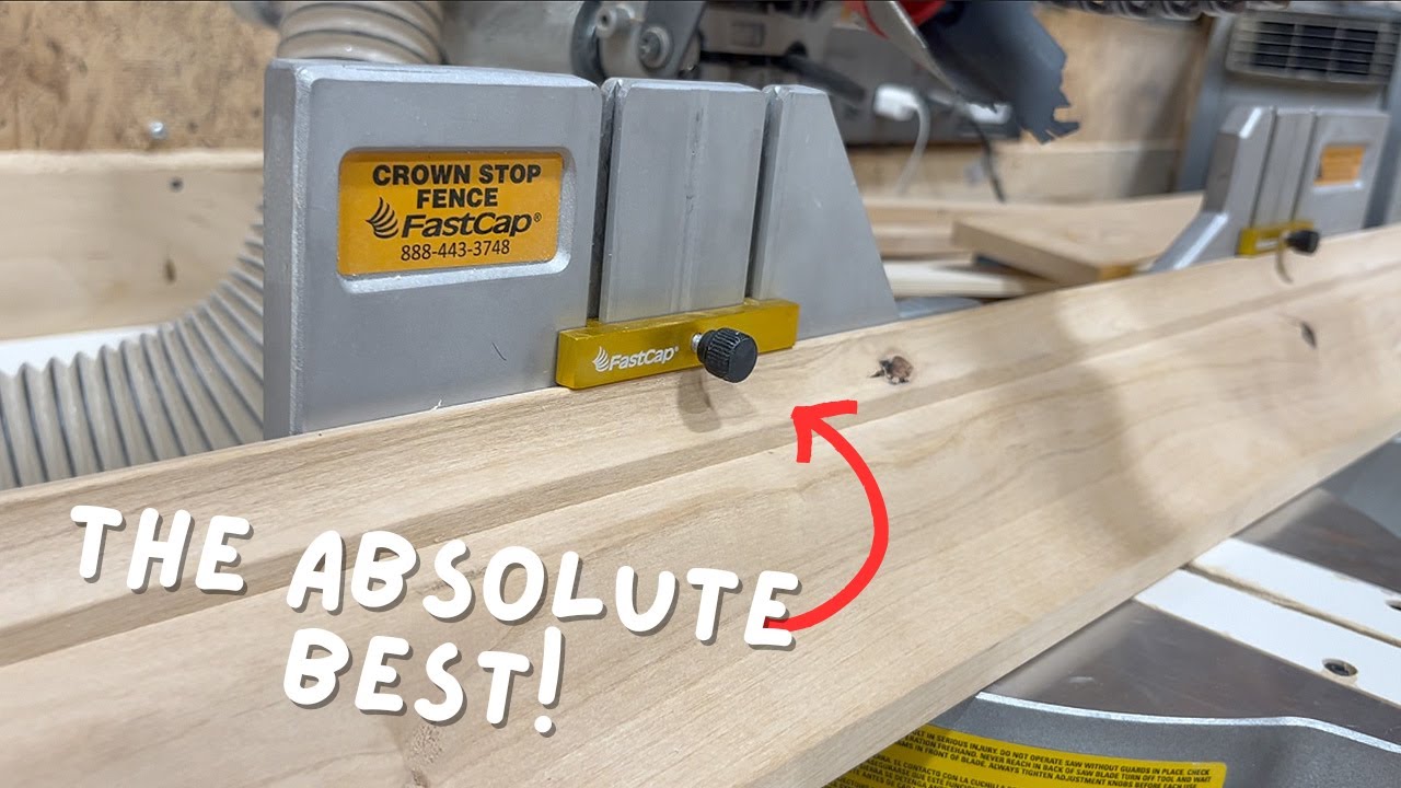 Crown Stop Fence by Fastcap // The Perfect Mitersaw Accessory For Trim Carpentry