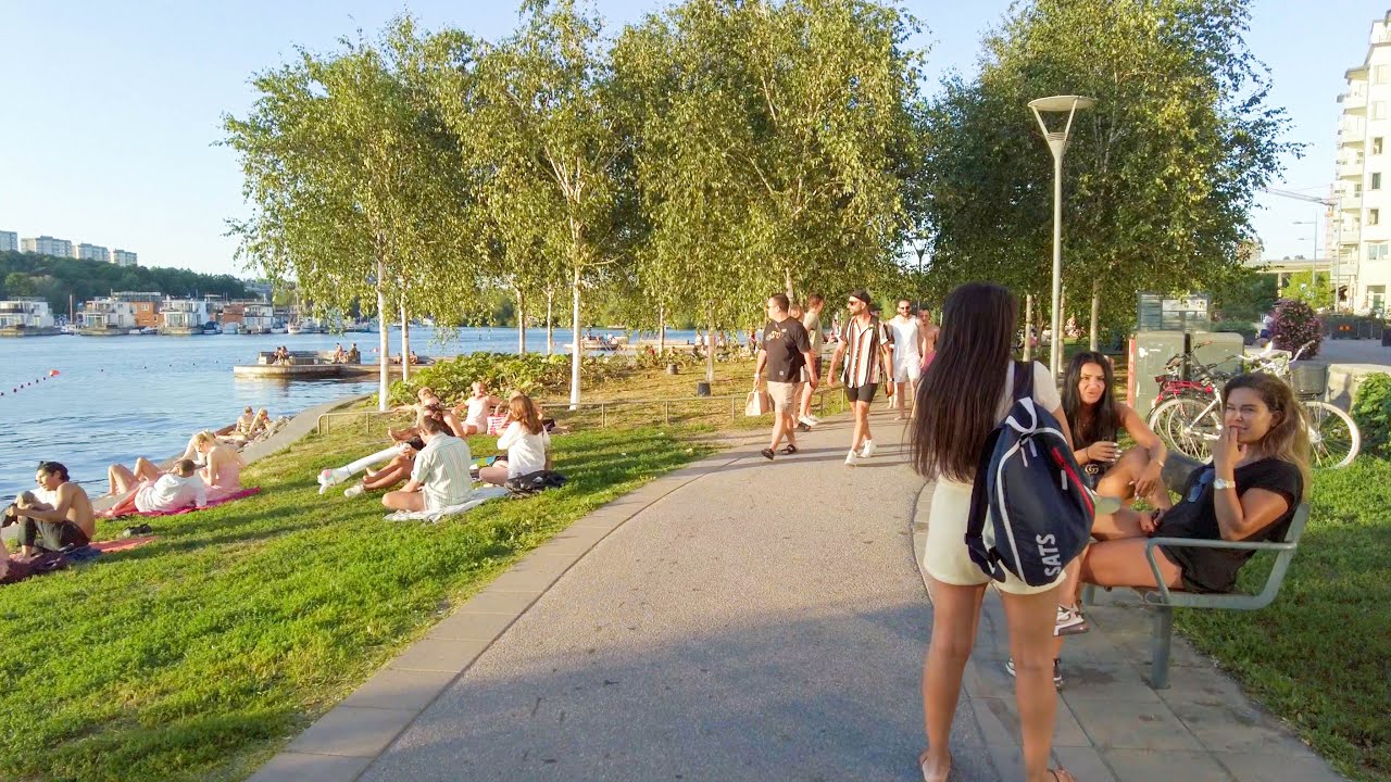 Stockholm, Sweden: Summer Walk and Subway Ride