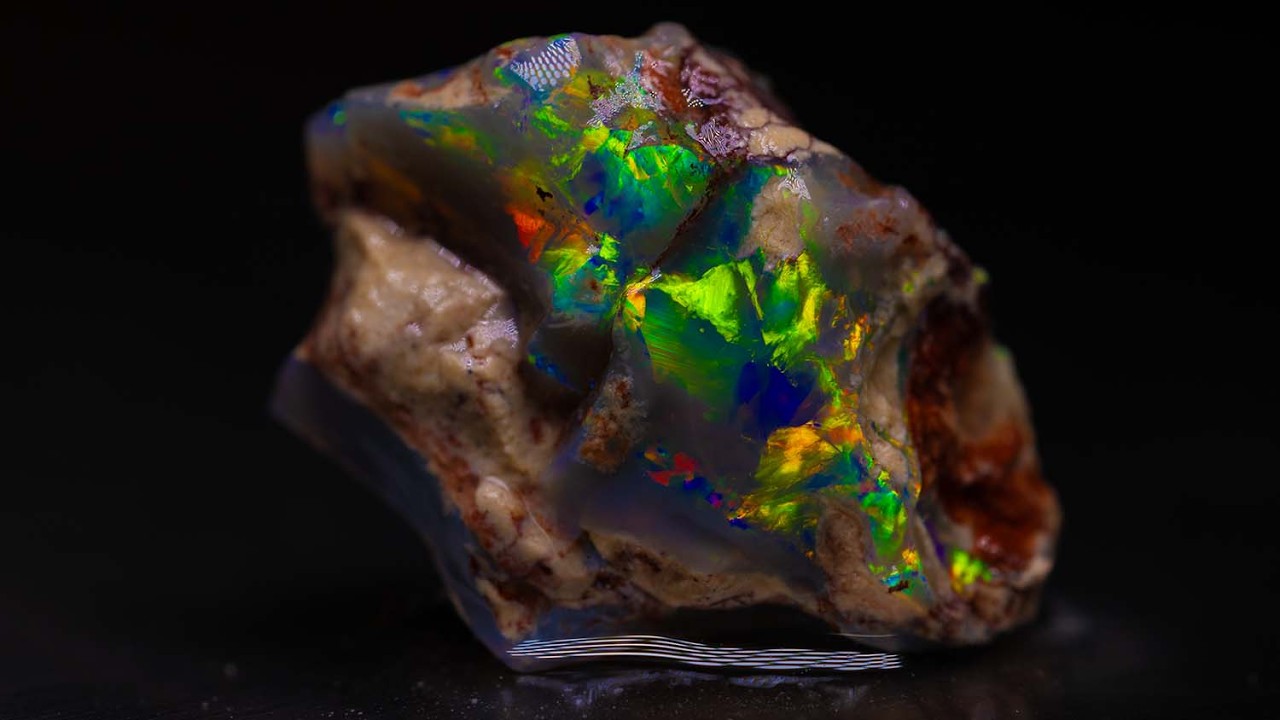 The colour in this rough Opal is incredible - The cut is outstanding!