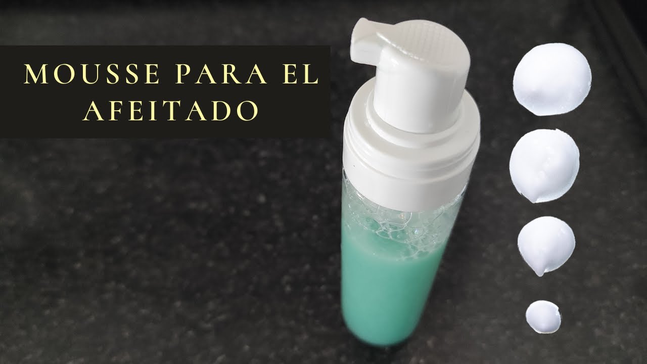 MOUSSE/ESPUMA natural para el afeitado