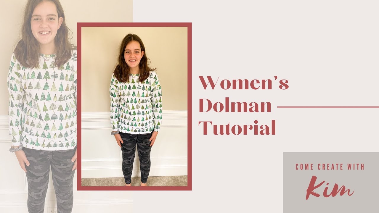Lowland Kids Women's Dolman Sewing Pattern Tutorial