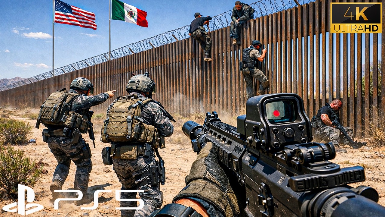 Mexican Border Clash with the Cartel Members | Call of Duty MW2 Realistic Immersive 4K60FPS Gameplay