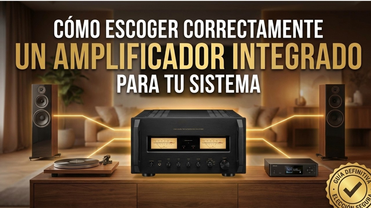 Antes de comprar un amplificador… ¡Mira este video!. Cómo elegir un amplificador integrado