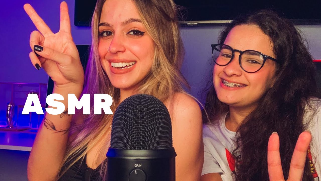 ASMR EM DOSE DUPLA COM MINHA PRIMA (dormi editando esse video)