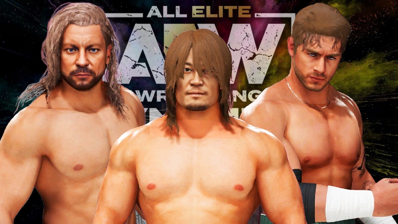 Kenny Omega VS Hiroshi Tanahashi VS Will Ospreay - WWE 2K25