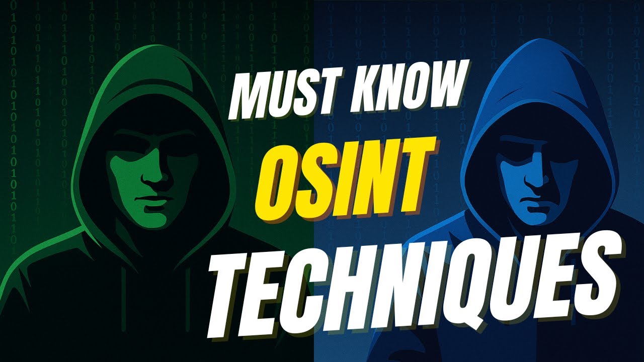 6 Must-Know OSINT Techniques in 8 Minutes