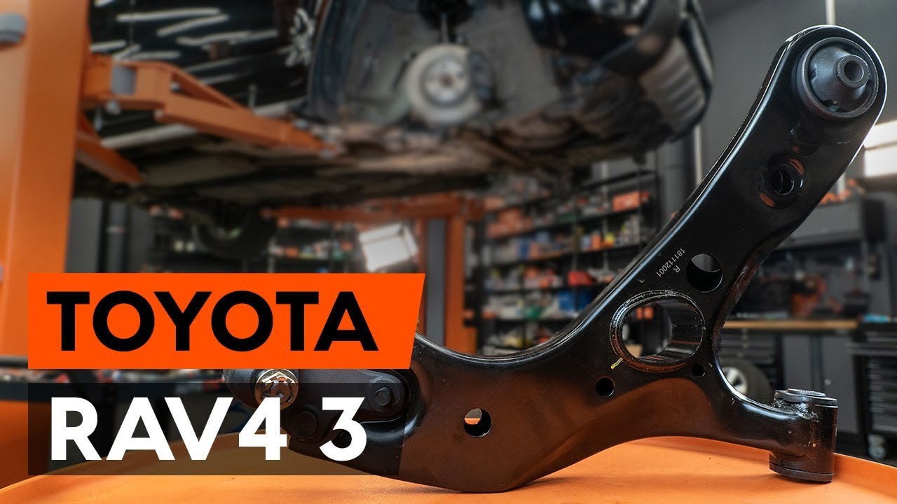 How to change&nbsp;front suspension arm&nbsp;/ front control arm on&nbsp;TOYOTA RAV 4 3 (XA30) [TUTORIAL AUTODOC]