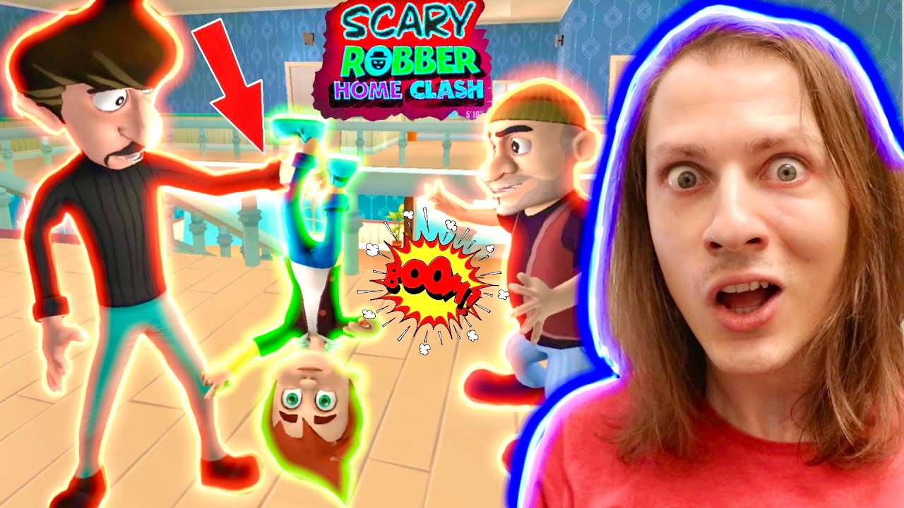 JE PRANK LES VOLEURS DE MA MAISON ! SCARY ROBBER 3D (Comme Scary Teacher 3D) - Délires de Max