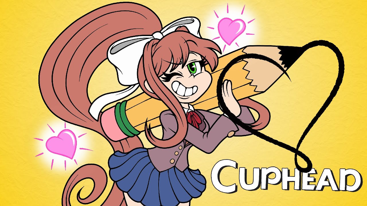 MONIKA IN CUPHEAD