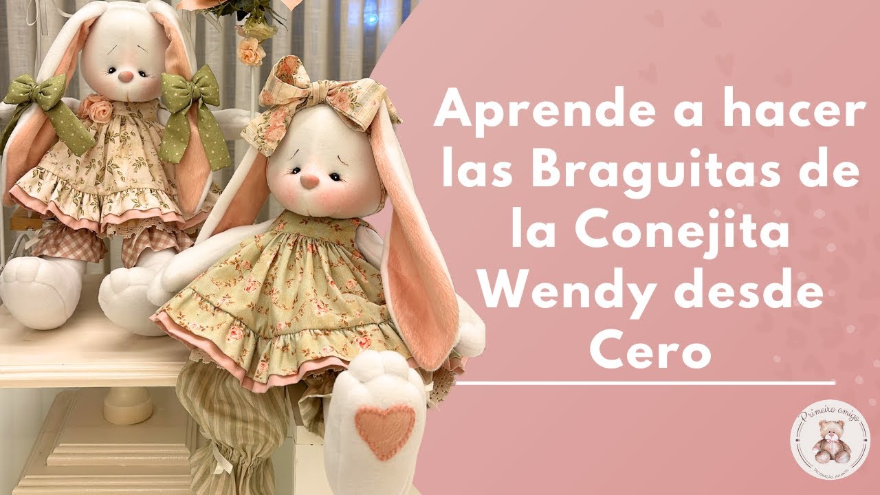 Aprende a hacer las Braguitas de la Conejita Wendy desde Cero | Artesanía de Alta Calidad