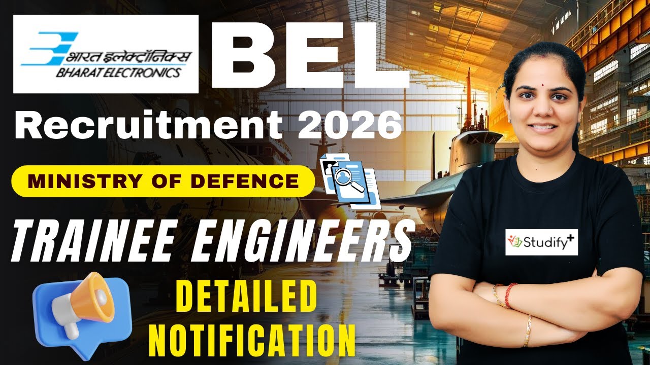 BEL Recruitment 2026 | Ministry of Defence PSU | Trainee Engineer Eligibility, Salary & Notification