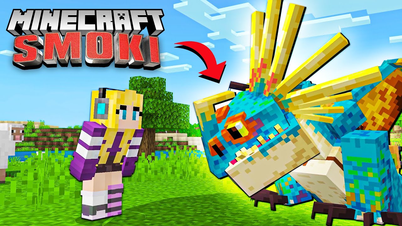OSWOIŁAM SMOKA ASTRID 💎 JAK WYTRESOWAĆ SMOKA w MINECRAFT