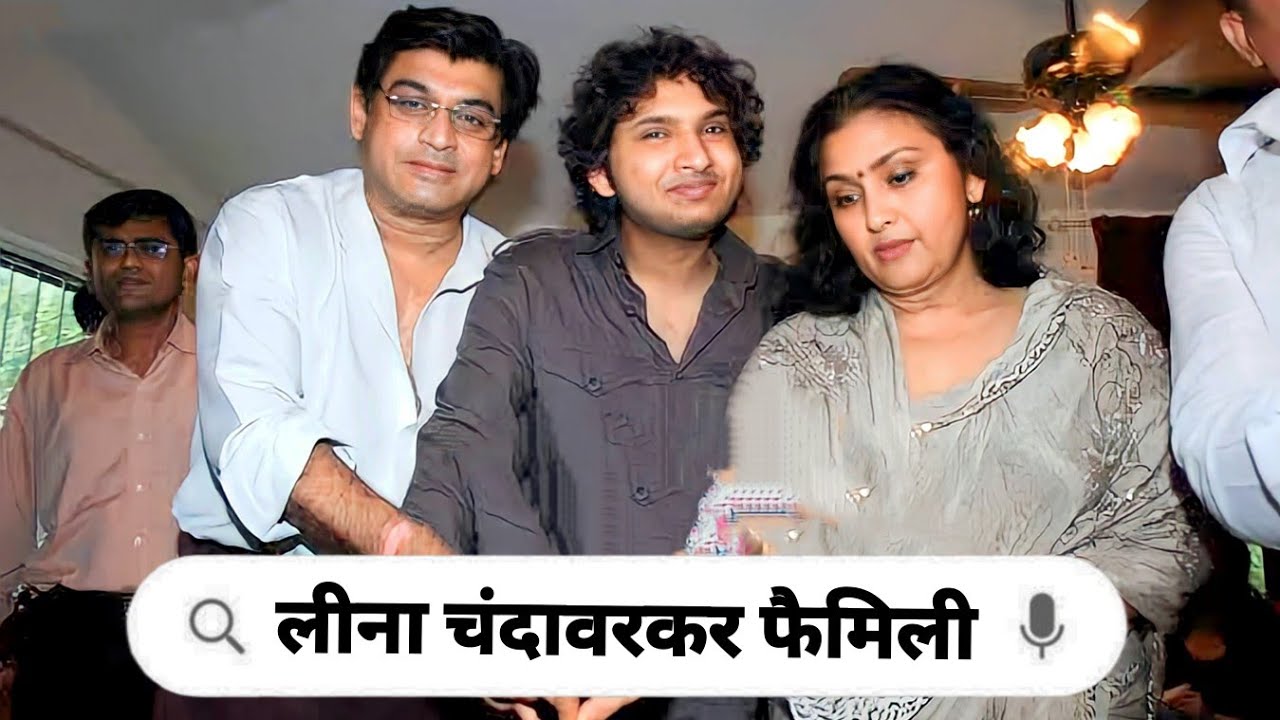 Famous Bollywood actress Leena chandwakar with her husband (Kishore Kumar) son, parents, love story
