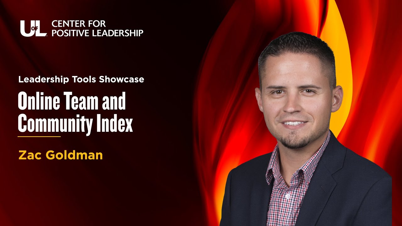 Online Team and Community Index - Leadership Tools Showcase (Zac Goldman)