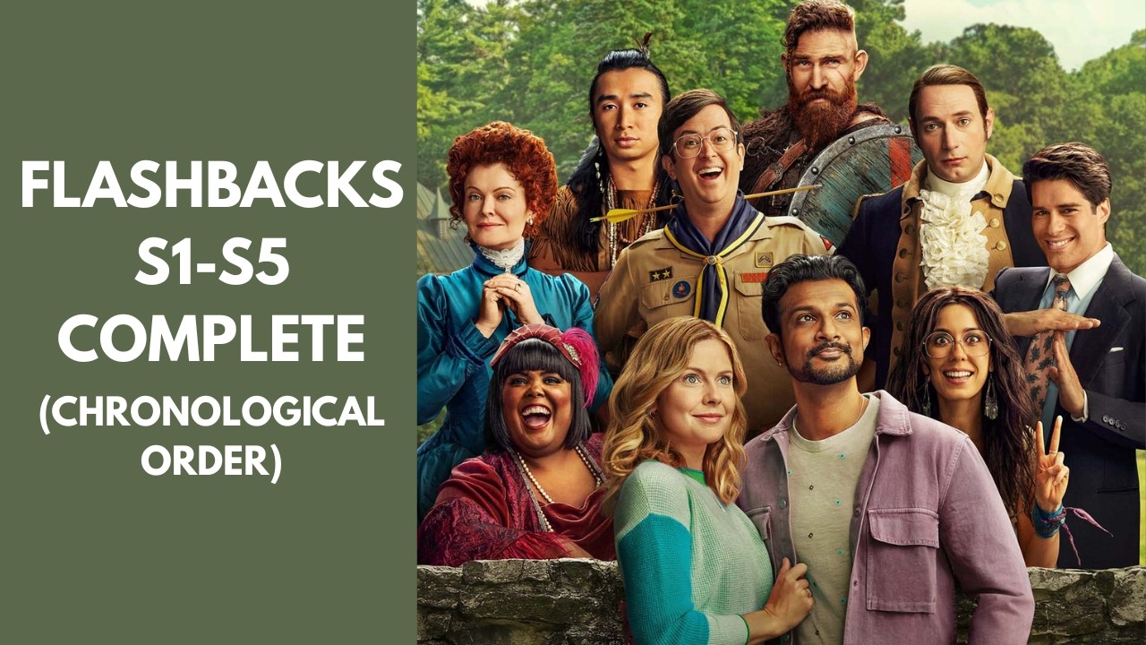 CBS Ghosts | All Flashbacks Compiled in Chronological Order | S1-S5 (1080p)