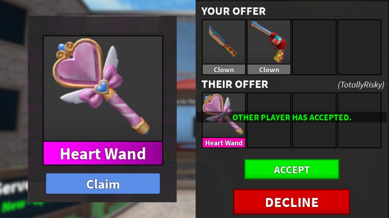 I GOT THE RAREST MM2 VALENTINES GODLY HEARTWAND?! (ROBLOX MM2)