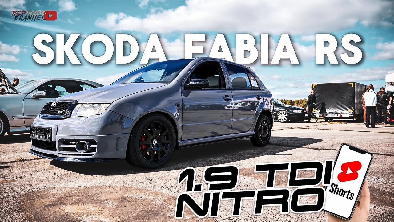 Skoda Fabia RS 1.9 TDi + nitro 400HP+ #shorts #rtc