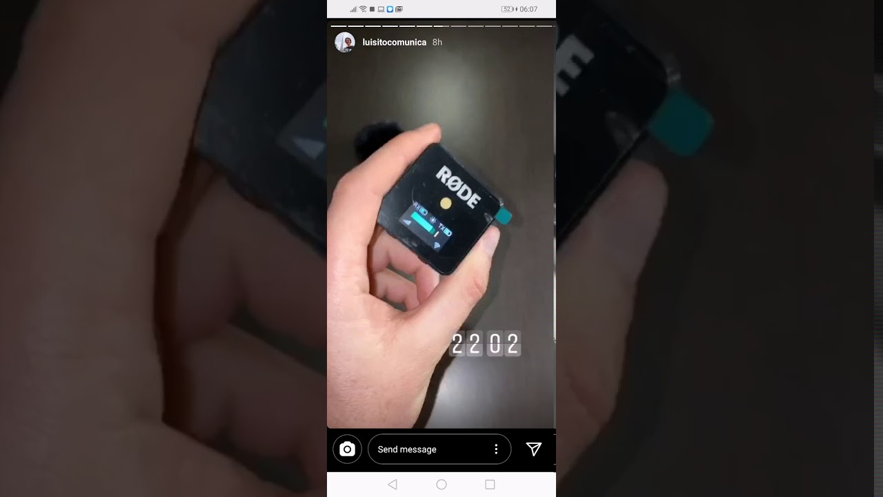 Historias de Luisito comunica. Nuevo micrófono