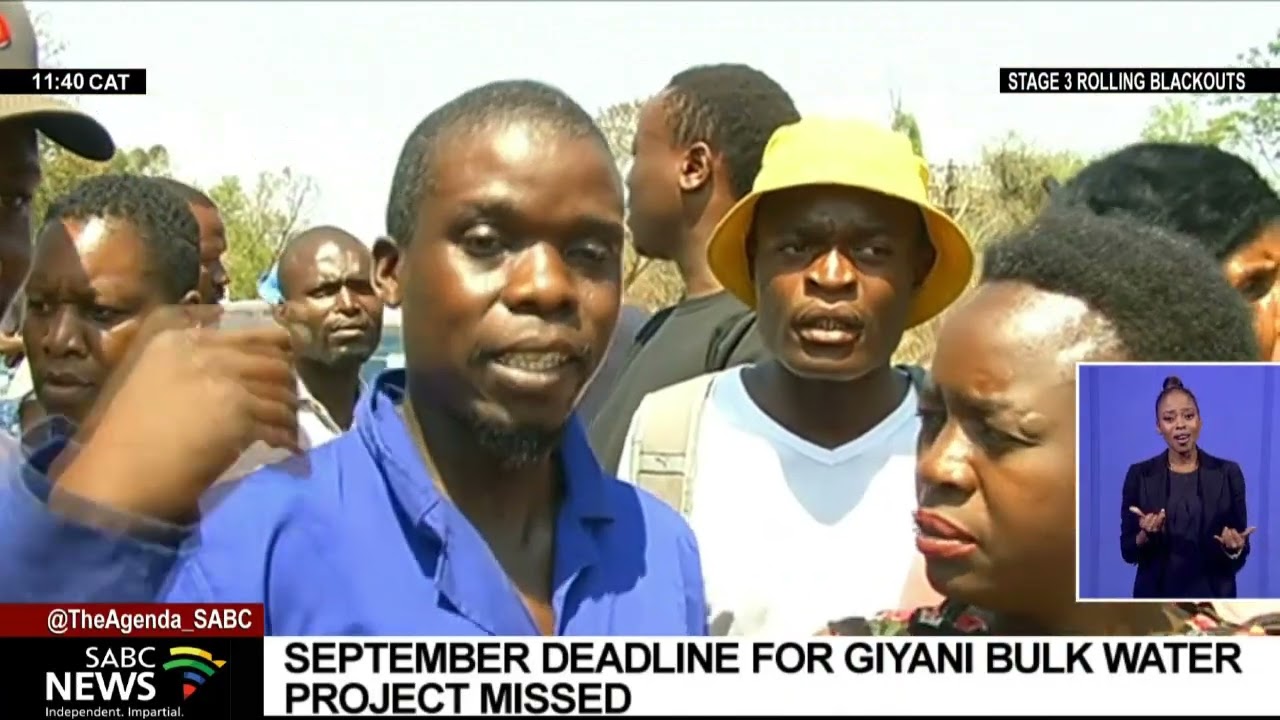 Giyani residents demand answers as September deadline for completion of bulk water project missed